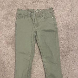 7 for all Mankind, Khaki Crop Jeans, Size 6